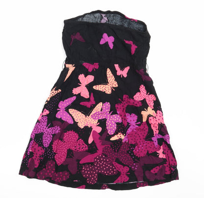 Divided by H&M Womens Black Floral  Camisole Tank Size 10