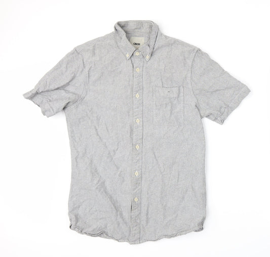 ASOS Mens Grey    Button-Up Size M