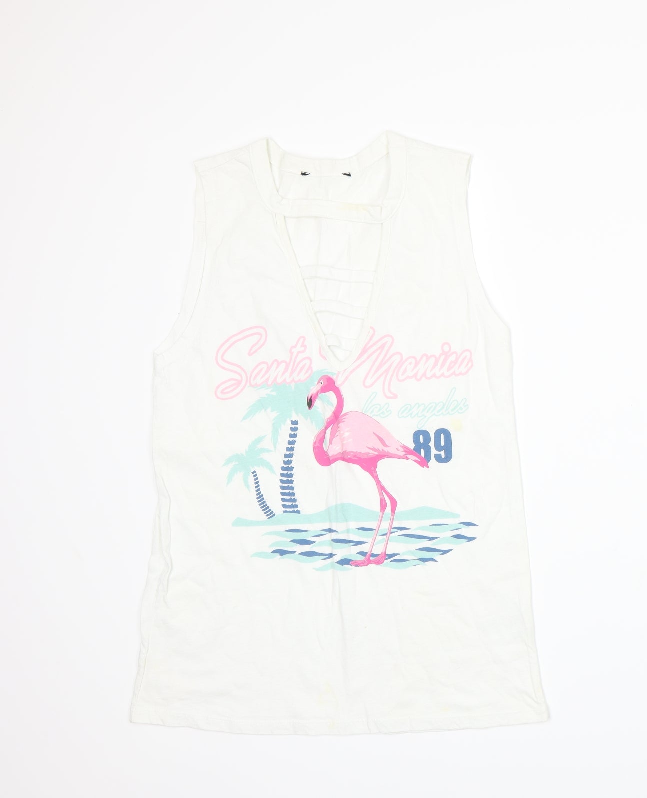 Atmosphere Womens White   Basic Tank Size 8