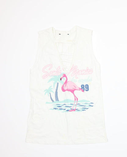 Atmosphere Womens White   Basic Tank Size 8