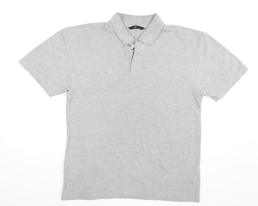 DUNNES Mens Grey    Polo Size S