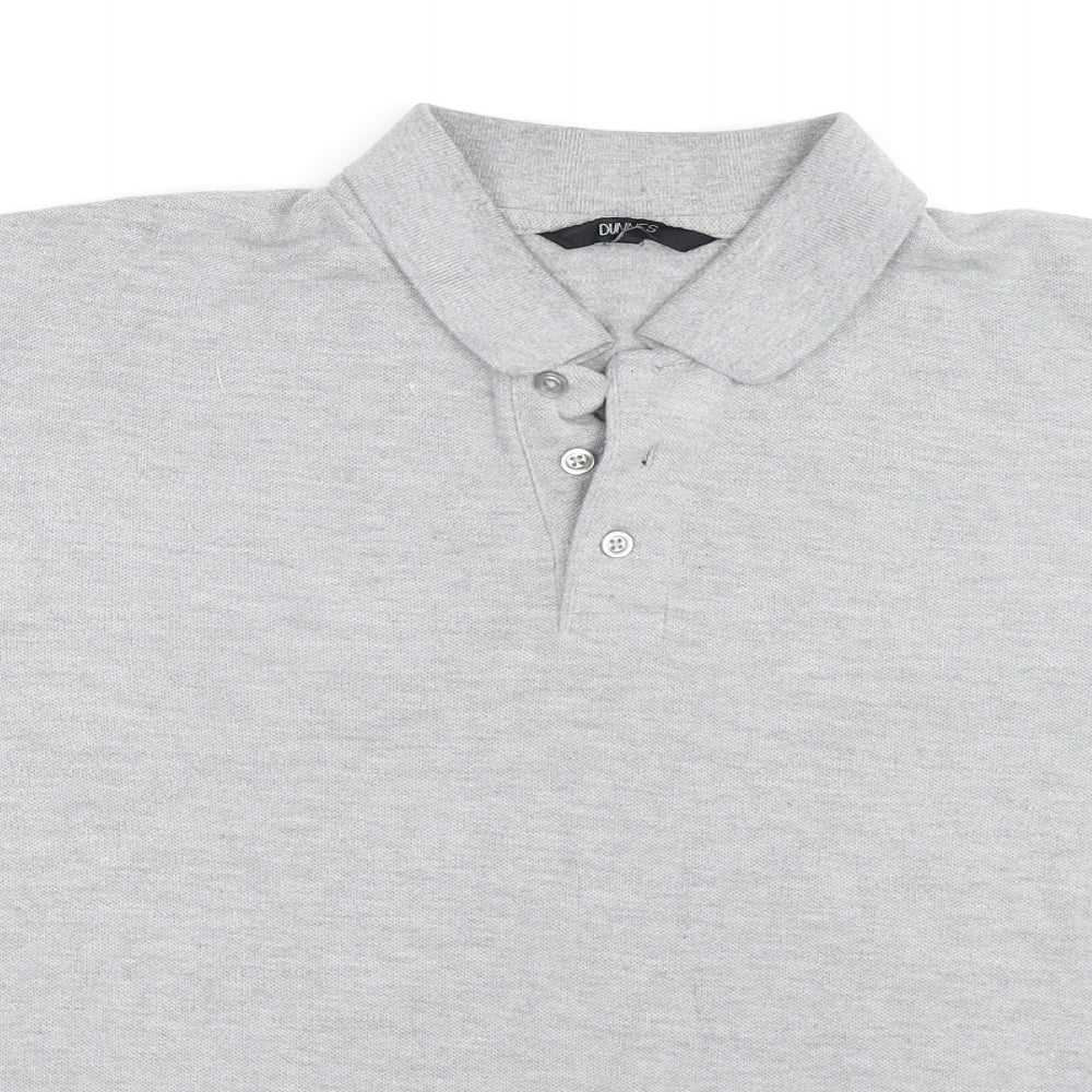 DUNNES Mens Grey    Polo Size S