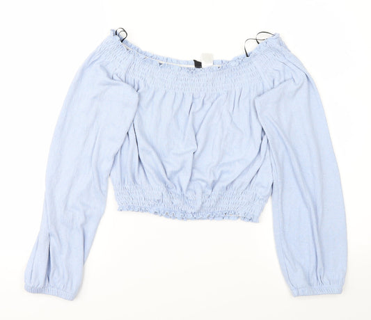 Divided Womens Blue   Basic T-Shirt Size S