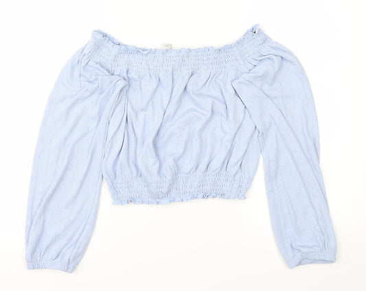 Divided Womens Blue   Basic T-Shirt Size S