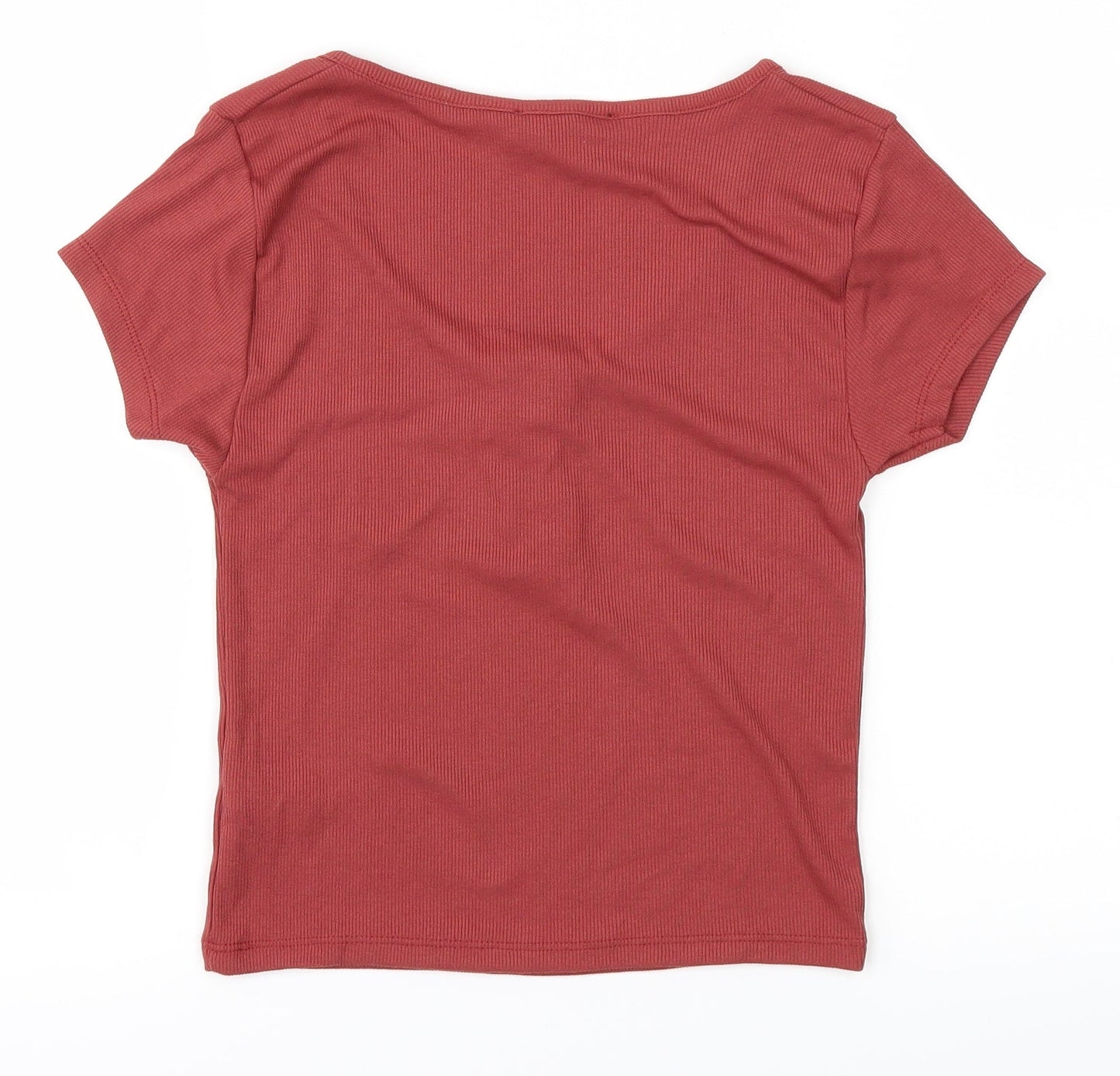 Primark Womens Red   Basic T-Shirt Size 2XS