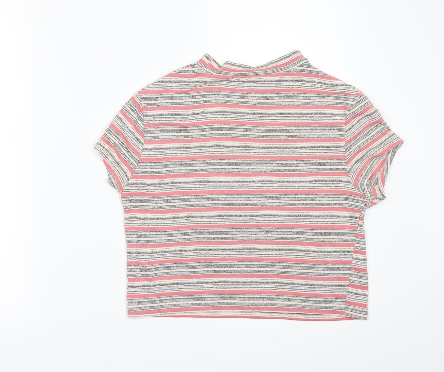 Primark Womens Pink Striped  Basic T-Shirt Size 12