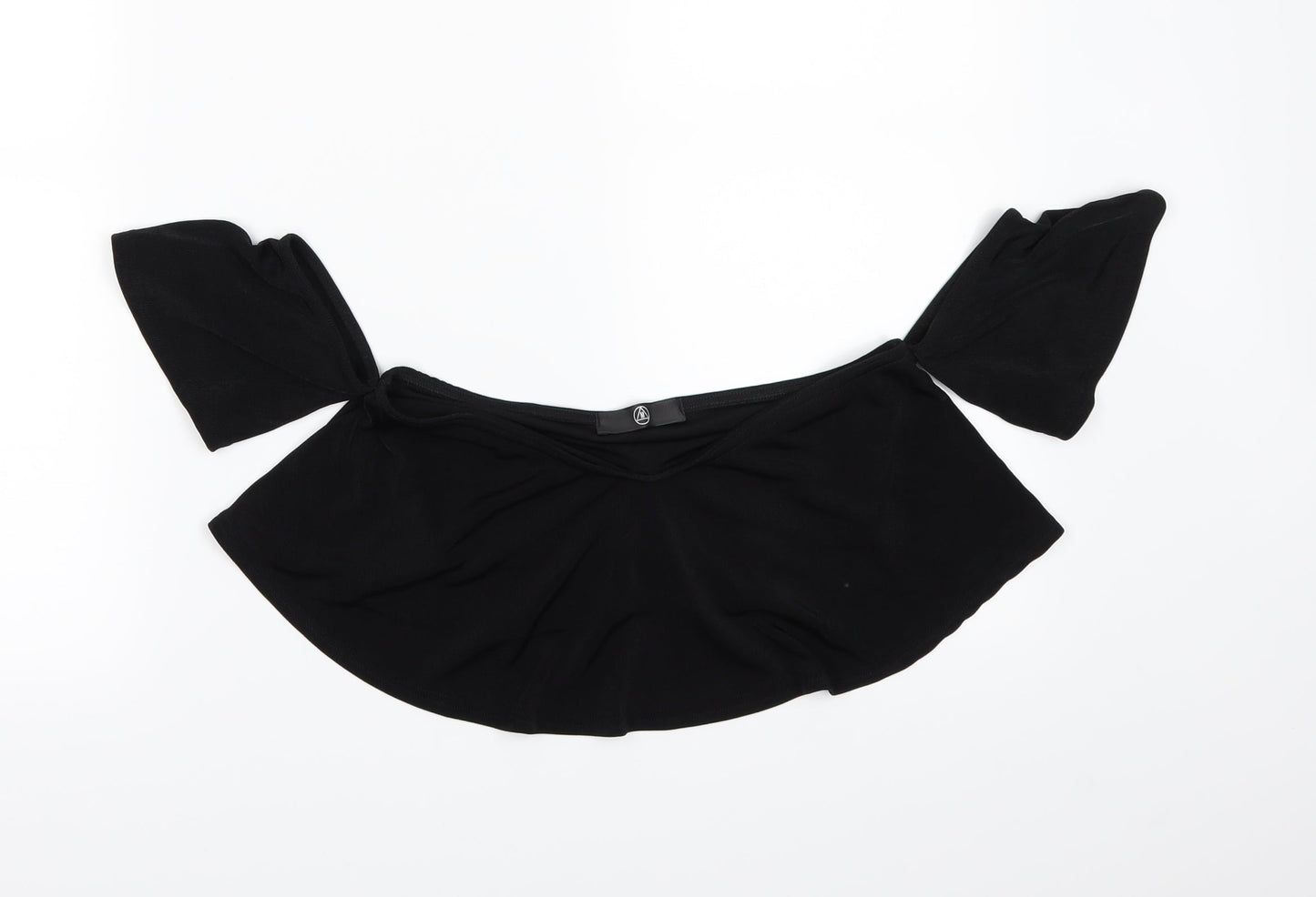 Missguided Womens Black   Cropped T-Shirt Size 8