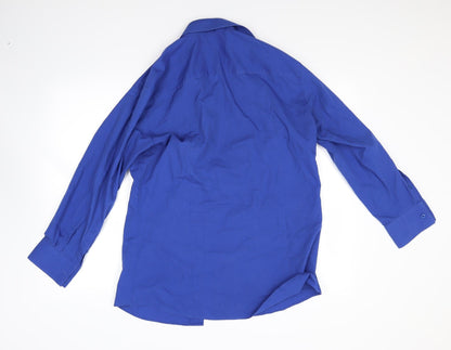 Ashton Mens Blue    Button-Up Size M