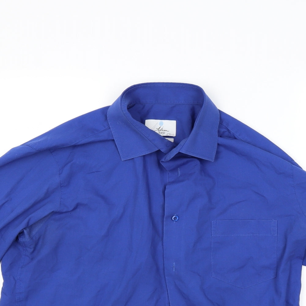 Ashton Mens Blue    Button-Up Size M