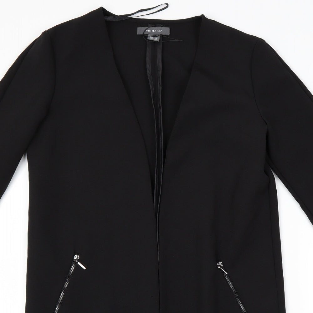 Primark Womens Black   Jacket Coat Size 6