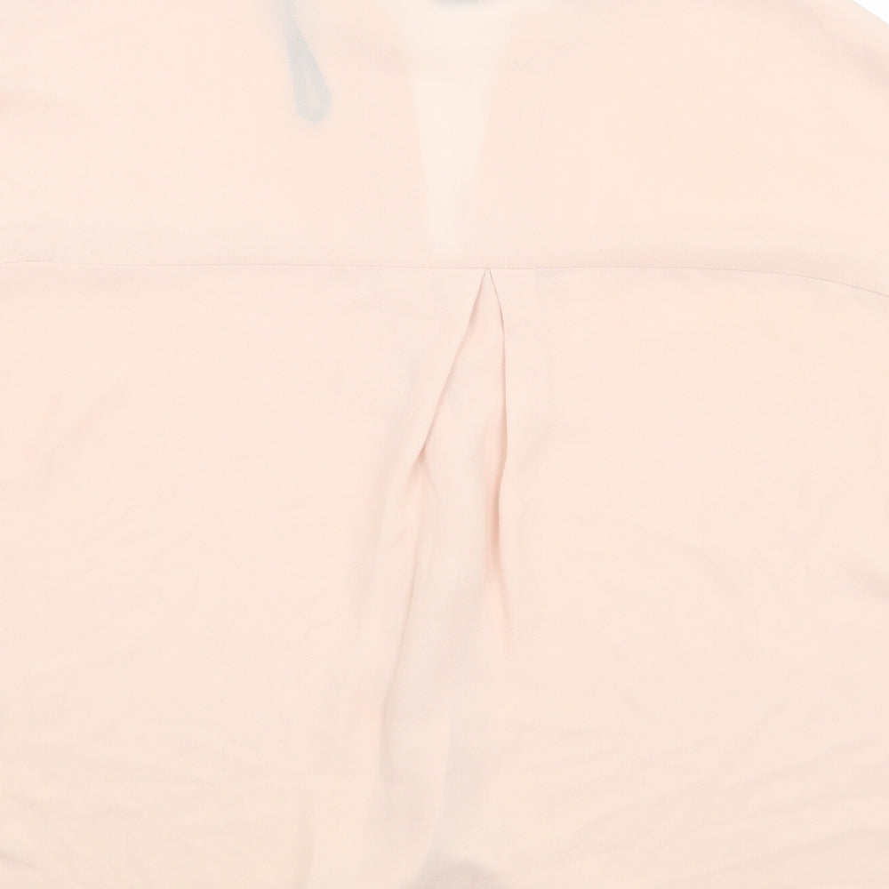 Primark Womens Pink   Basic Button-Up Size 10