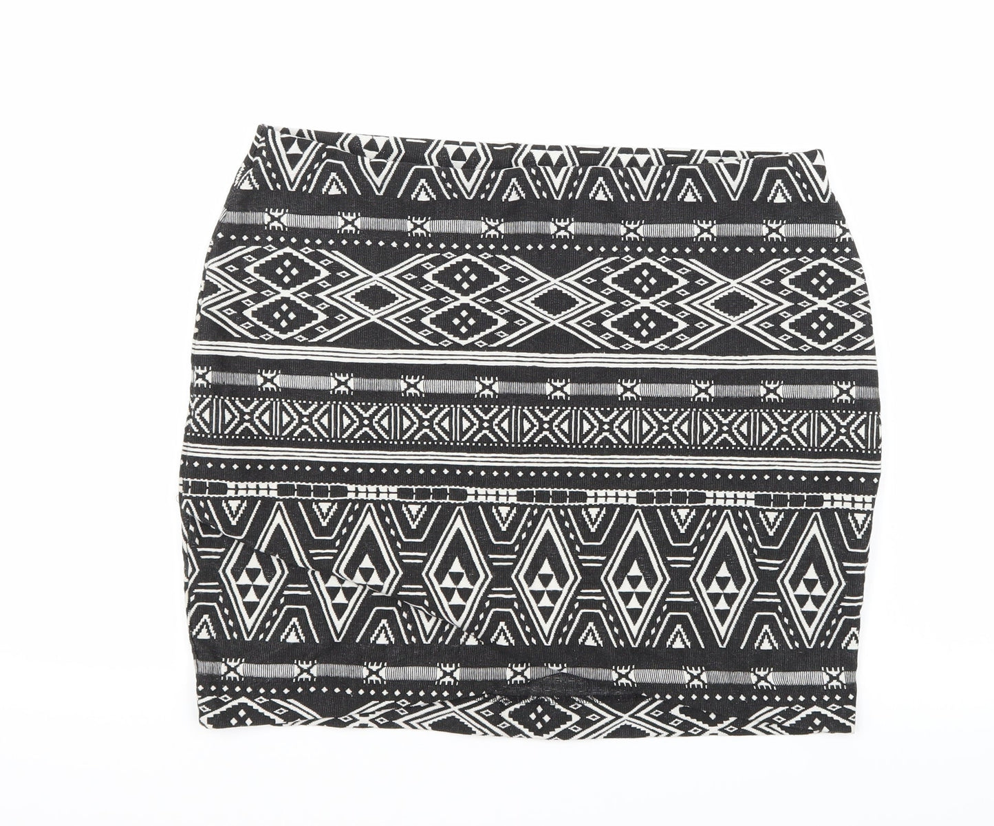 H&M Womens Black   A-Line Skirt Size L