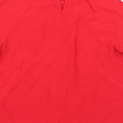 TU Womens Red   Basic Blouse Size 12