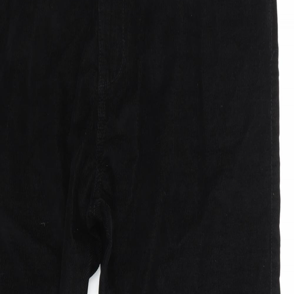 Denim & Co. Womens Black   Trousers  Size 38 L30 in