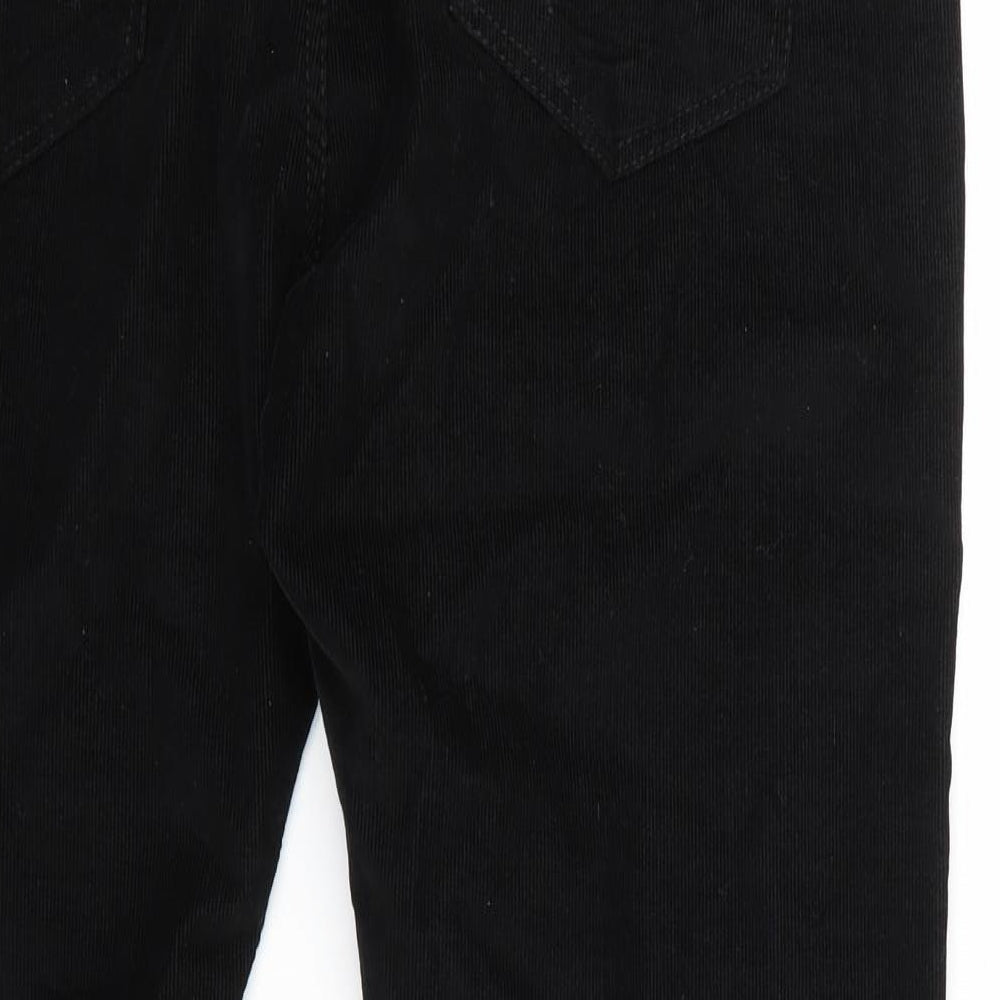 Denim & Co. Womens Black   Trousers  Size 38 L30 in
