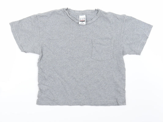 Gap Womens Grey   Cropped T-Shirt Size M