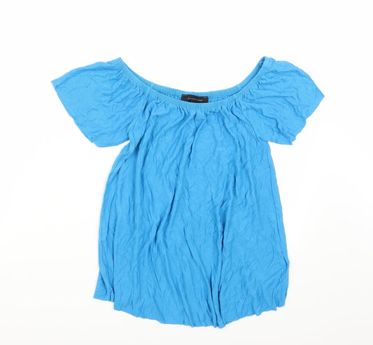 Primark Womens Blue   Basic T-Shirt Size 4