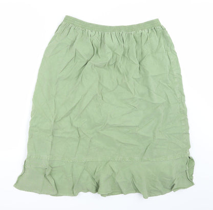 Orvis Womens Green   A-Line Skirt Size XL