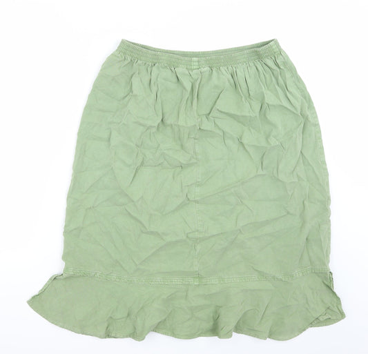 Orvis Womens Green   A-Line Skirt Size XL