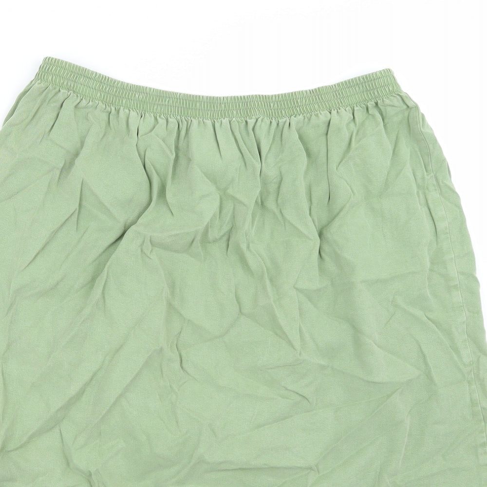 Orvis Womens Green   A-Line Skirt Size XL