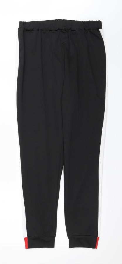 Shien  Mens Black   Jogger Trousers Size XL L27 in