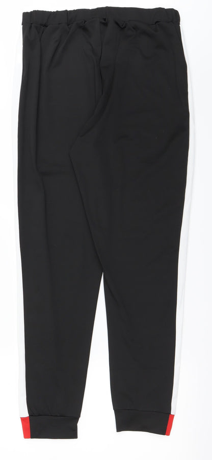 Shien  Mens Black   Jogger Trousers Size XL L27 in