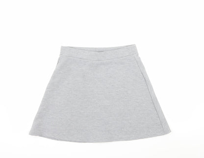 Atmosphere Womens Grey  Jersey Flare Skirt Size 8