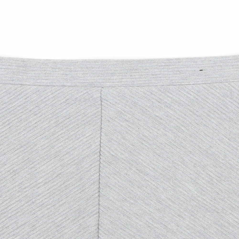 Atmosphere Womens Grey  Jersey Flare Skirt Size 8