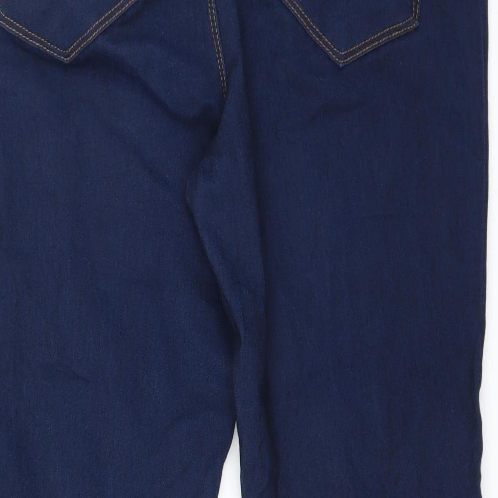 Denim & Co. Womens Blue  Denim Jegging Jeans Size 12 L27 in