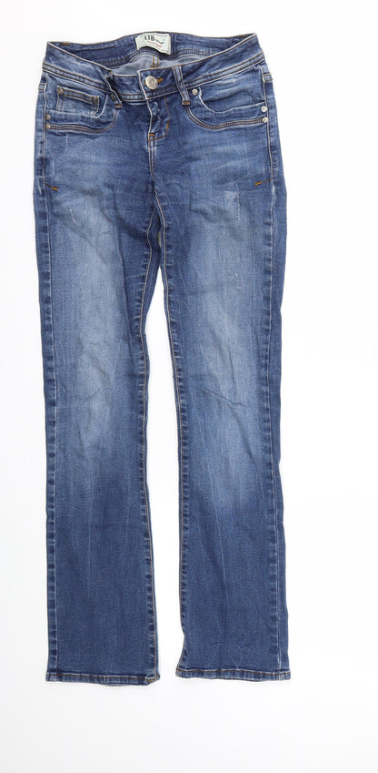 Womens UK Size  Preworn Regular Fit Bootcut Blue Jeans
