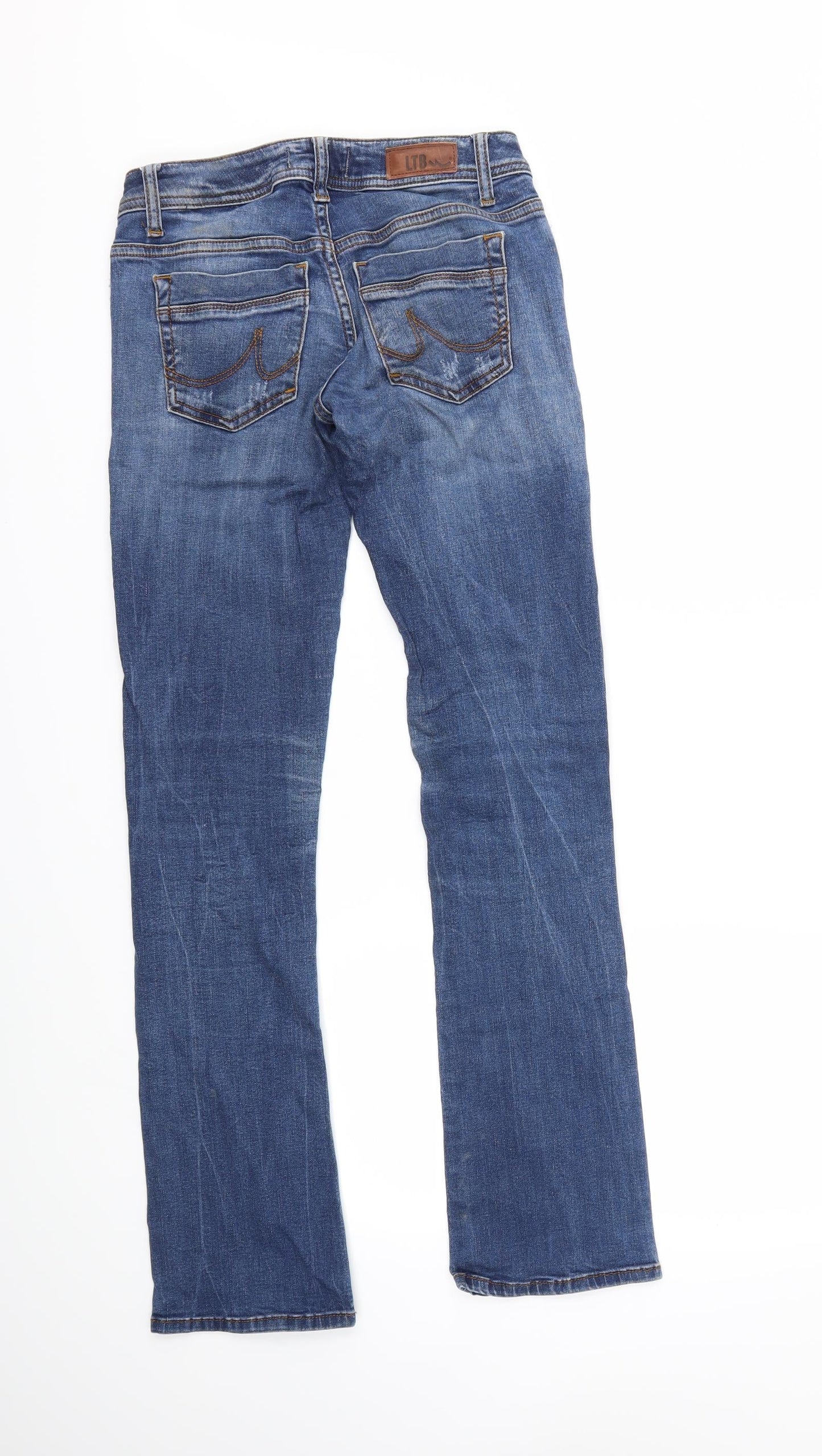 Womens UK Size  Preworn Regular Fit Bootcut Blue Jeans