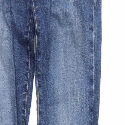 Womens UK Size  Preworn Regular Fit Bootcut Blue Jeans