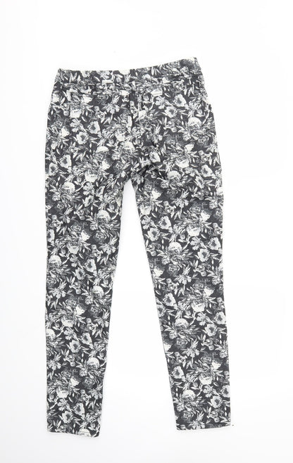 Womens UK Size  Preworn Regular Fit Skinny Grey Jeans