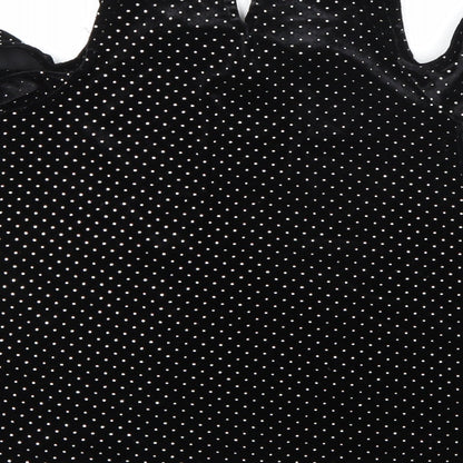 Primark Womens Black Polka Dot  Basic Blouse Size 6