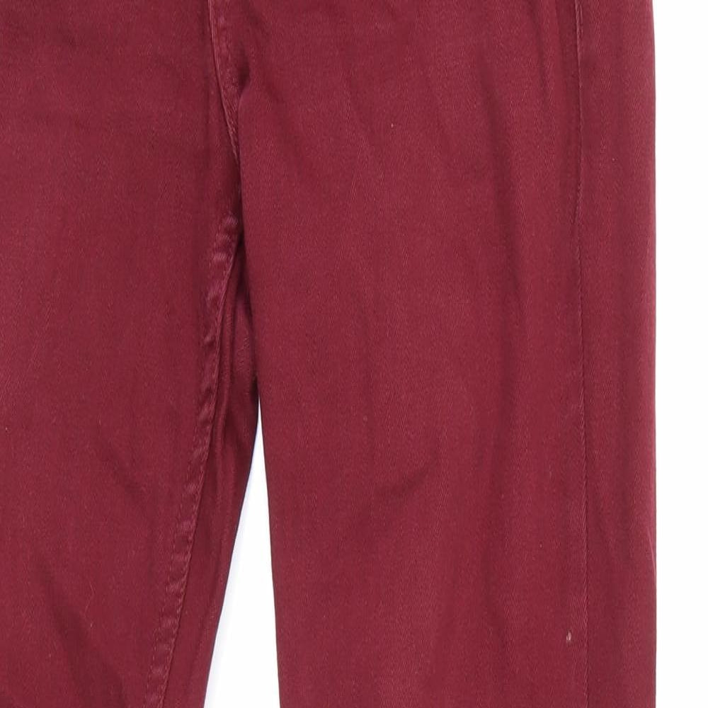 Topshop Womens Purple  Denim Skinny Jeans  L32 in