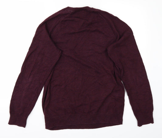 L.O.G.G Mens Purple   Pullover Jumper Size M