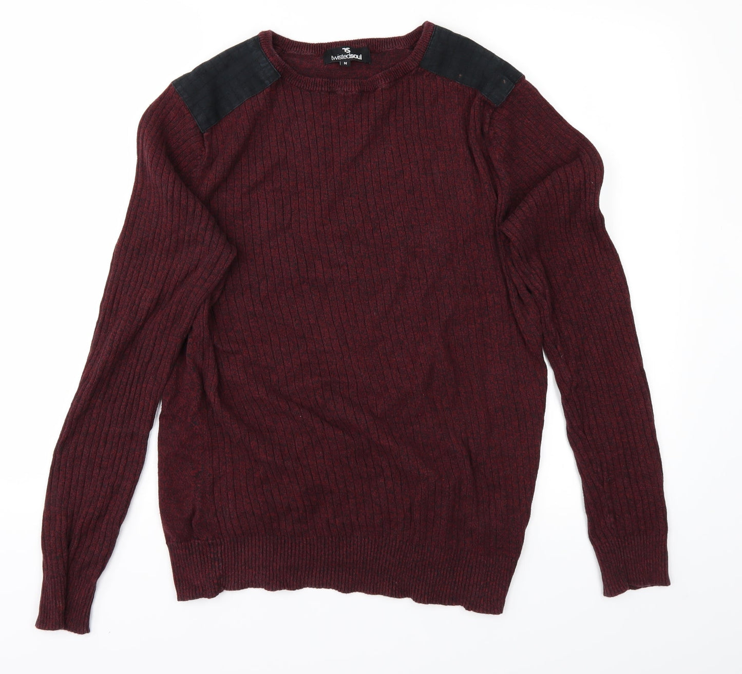 Twisted Soul Mens Purple   Pullover Jumper Size M