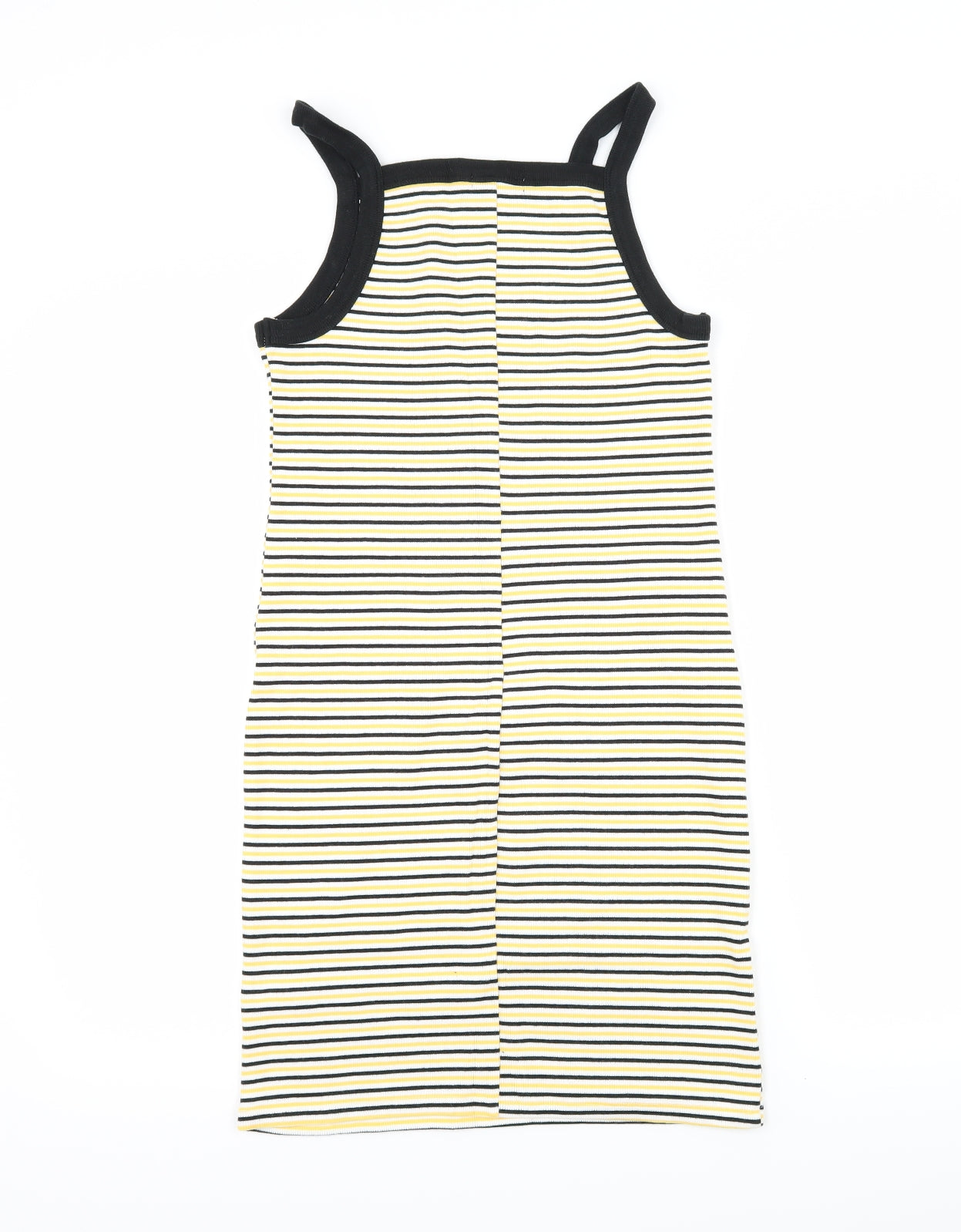 FOREVER 21 Womens Black Striped  Shift  Size L