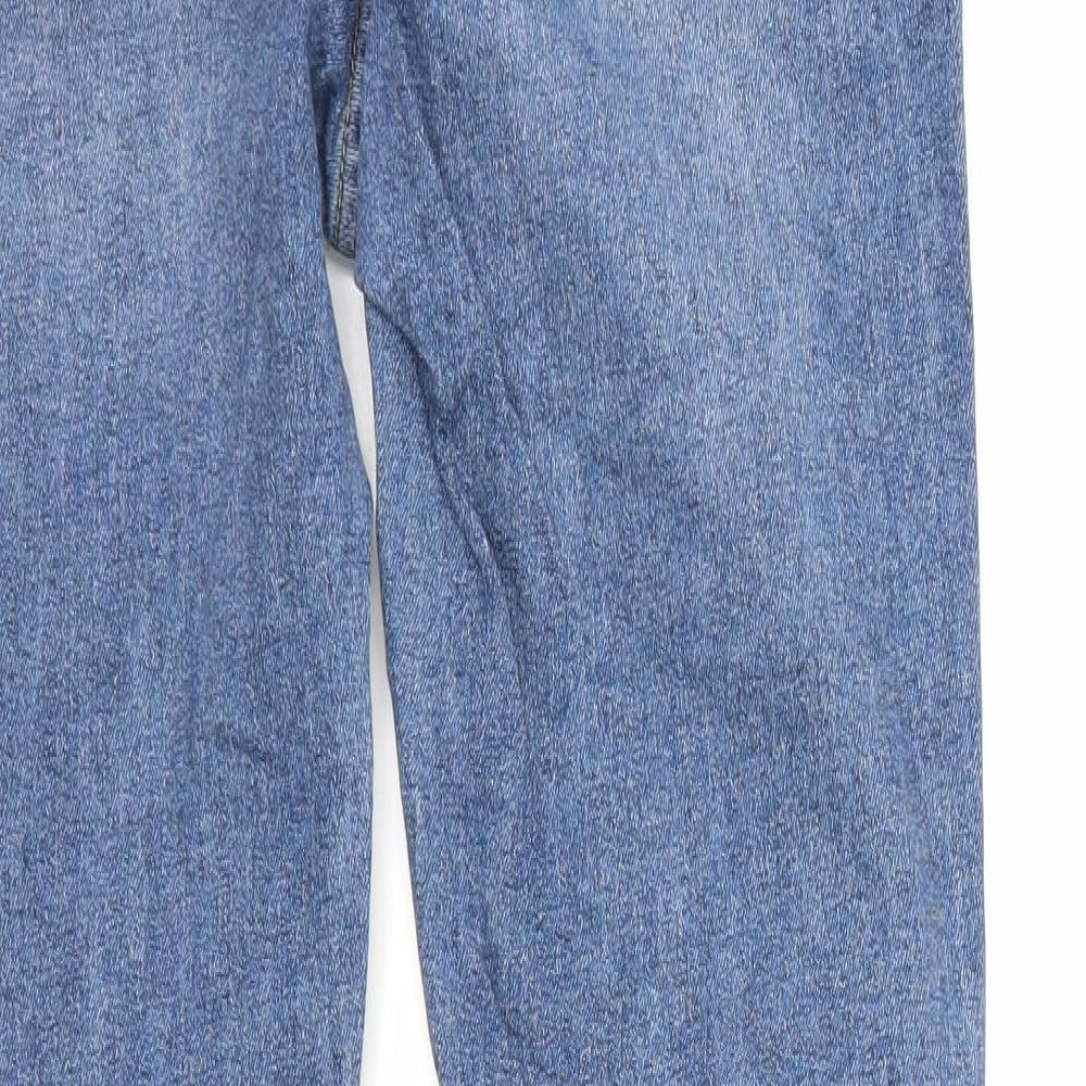 Topshop Womens Blue  Denim Skinny Jeans Size 30 L34 in