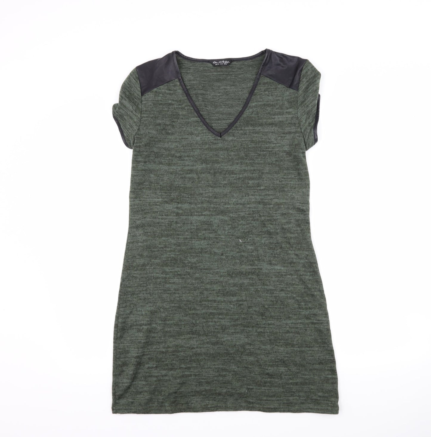 Miss Selfridge Womens Green   T-Shirt Dress  Size 8