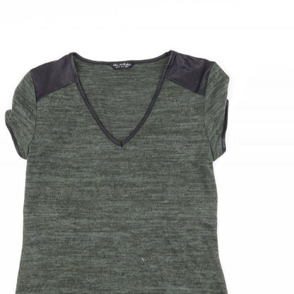 Miss Selfridge Womens Green   T-Shirt Dress  Size 8