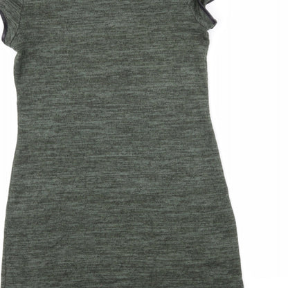 Miss Selfridge Womens Green   T-Shirt Dress  Size 8