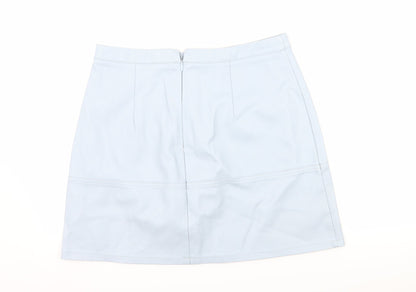 New Look Womens Blue   A-Line Skirt Size 12