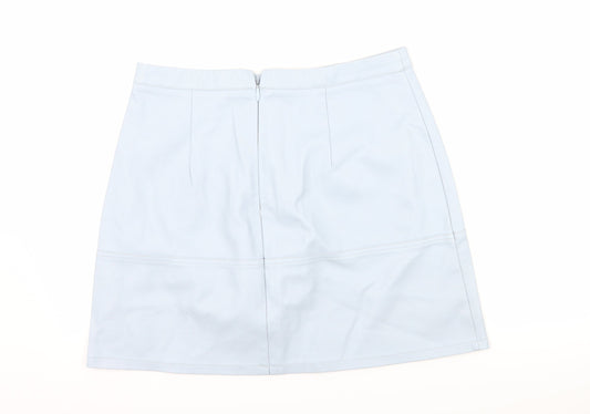New Look Womens Blue   A-Line Skirt Size 12