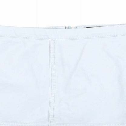 New Look Womens Blue   A-Line Skirt Size 12