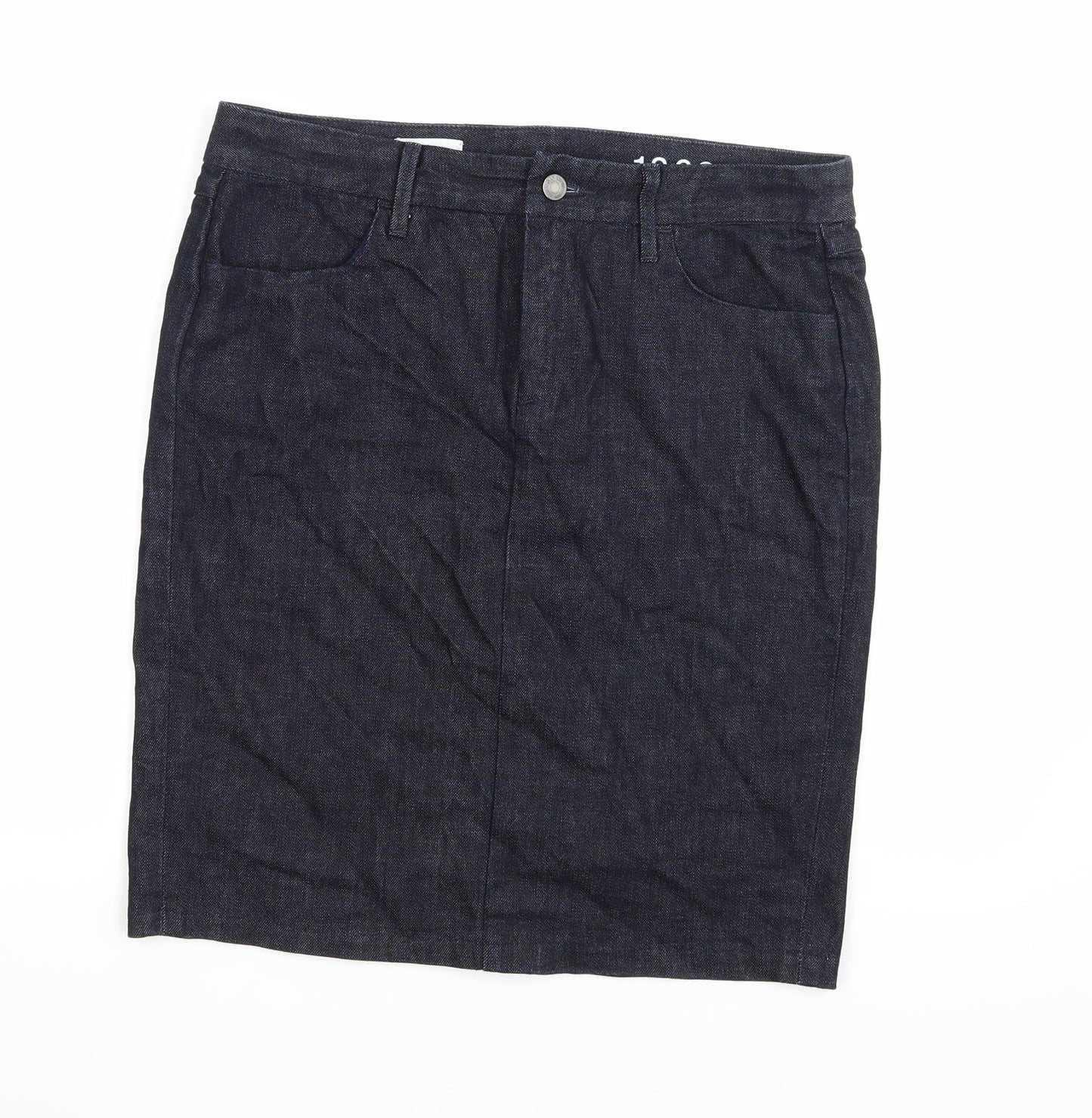 Gap Womens Blue  Denim A-Line Skirt