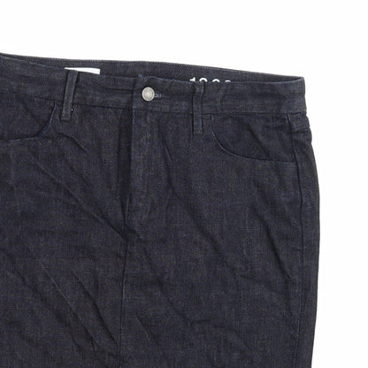 Gap Womens Blue  Denim A-Line Skirt