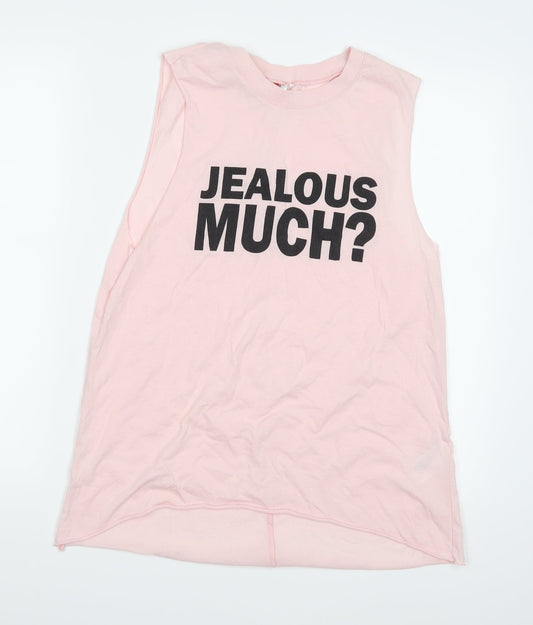 Divided by H&M Womens Pink   Basic Tank Size S