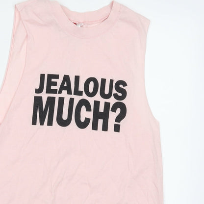 Divided by H&M Womens Pink   Basic Tank Size S
