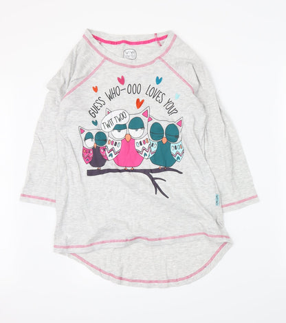 Primark Womens Grey   Basic T-Shirt Size 6